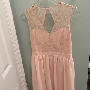 Forever 21 baby pink lace dress